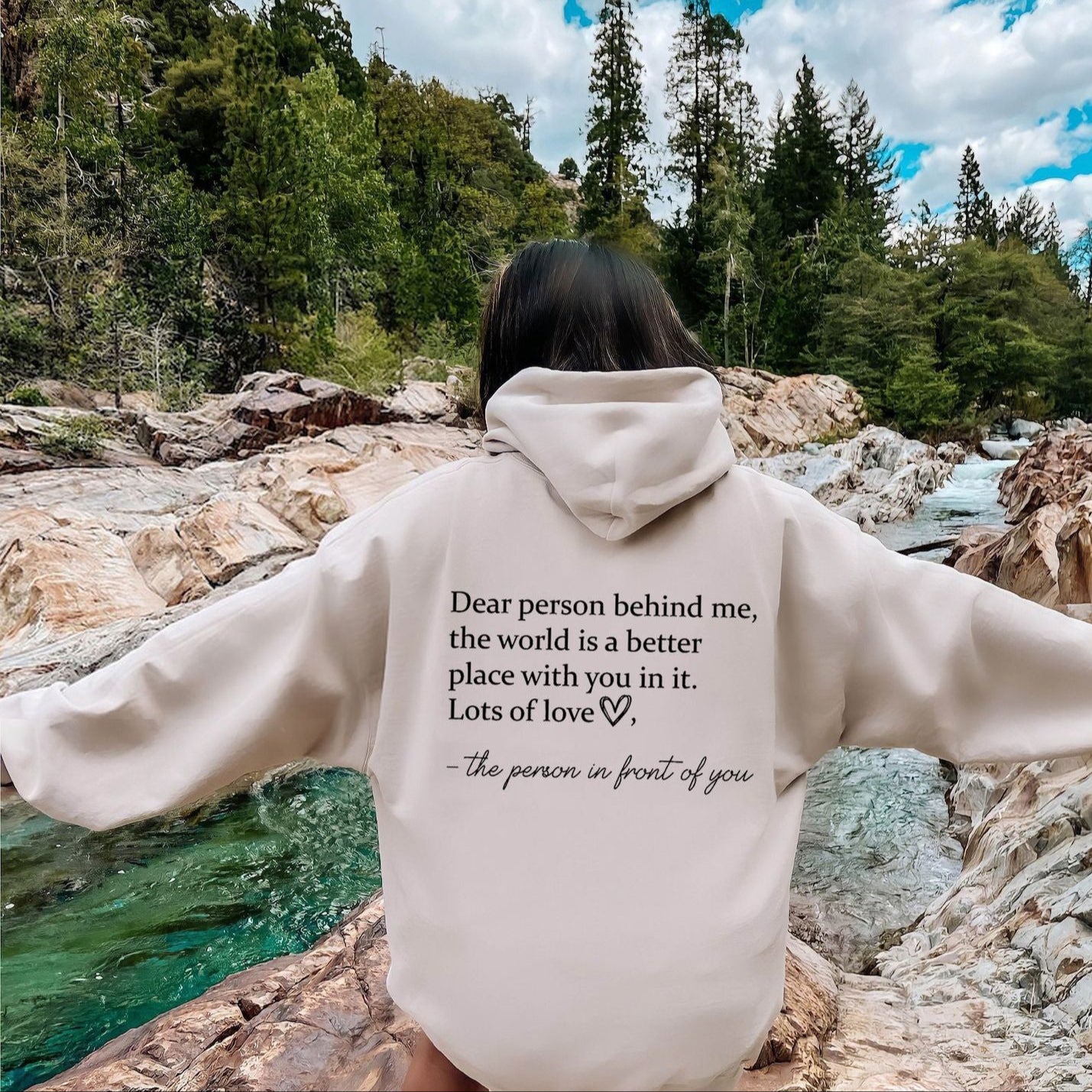 Dear Person Behind Me Hoodie sweater