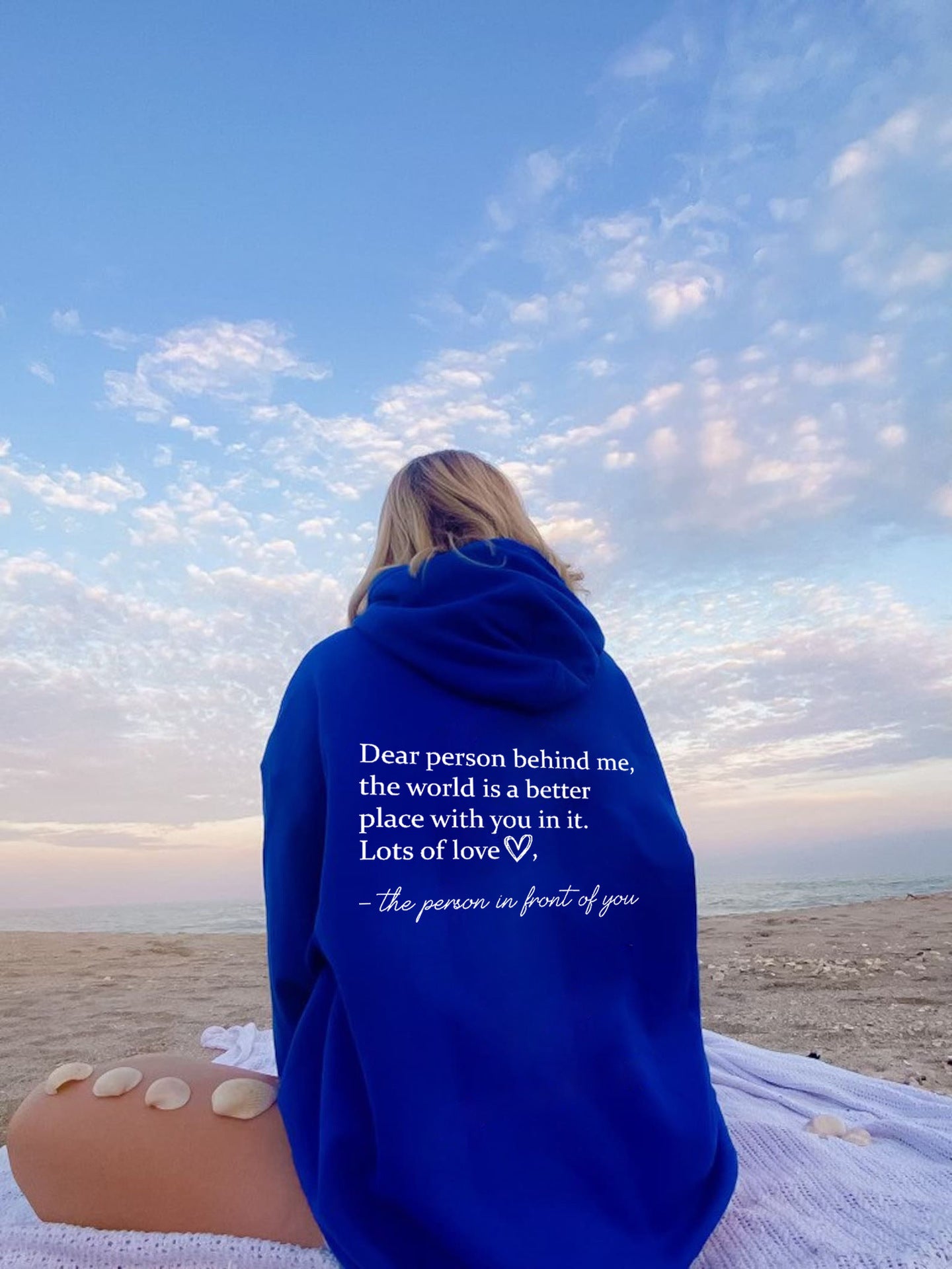 Dear Person Behind Me Hoodie sweater